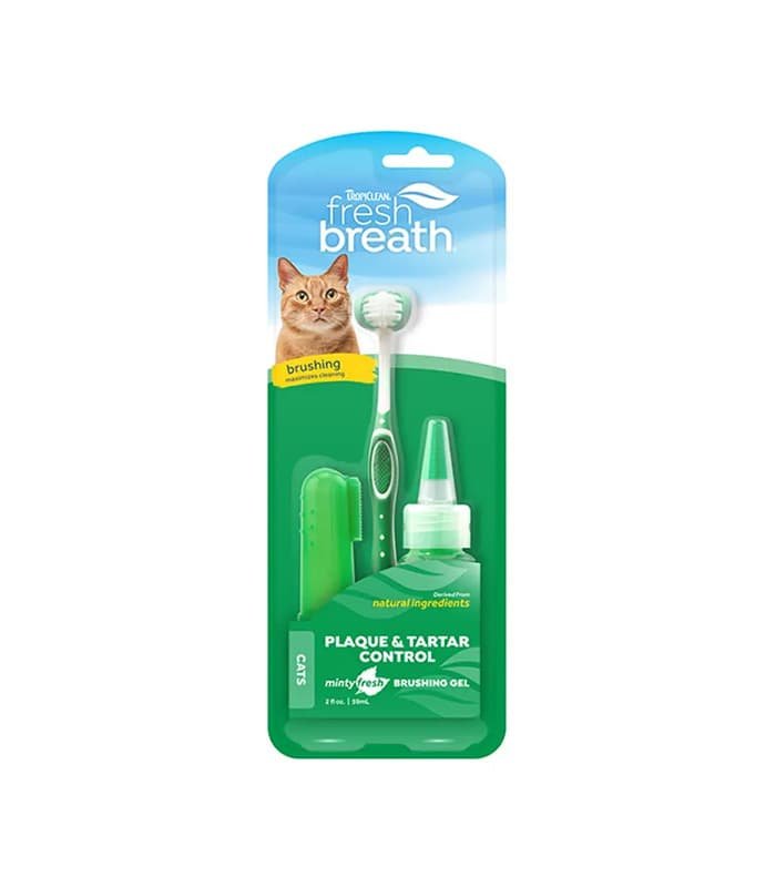 Buy Tropiclean Fresh Breath Cat Oral Care Kit at Shopcityfans. Premium quality pet product designed for your pet's health and happiness.