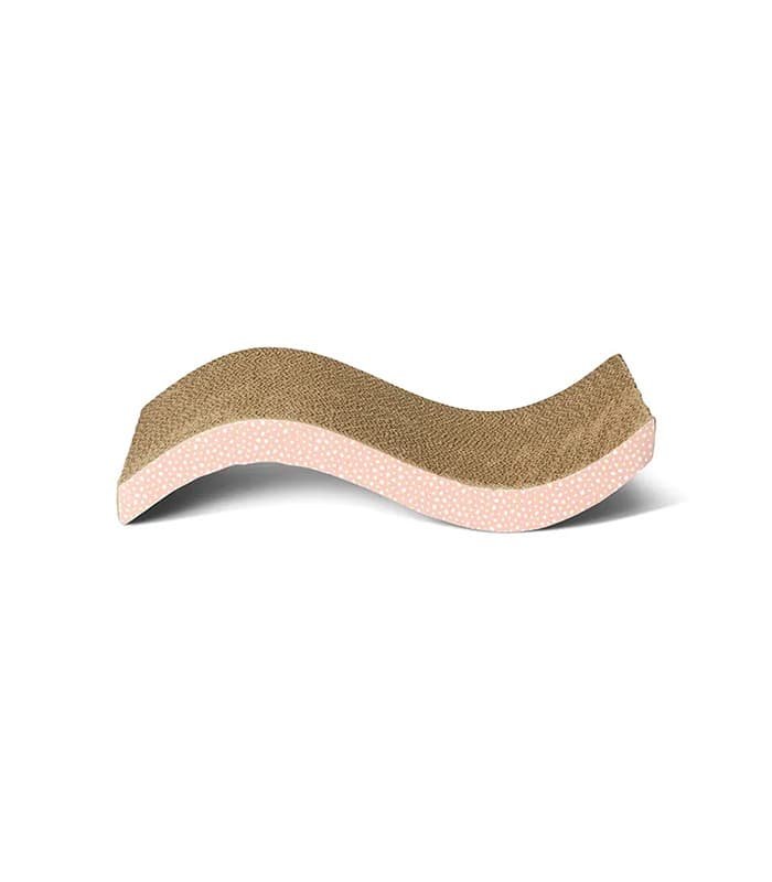 Buy All Day Speckle Wave Cardboard Cat Scratcher Pink at Shopcityfans
