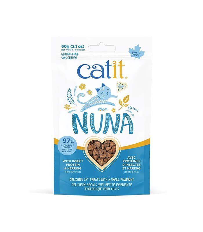Buy Catit Nuna Insect Protein Herring Crunchy Cat Treats at Shopcityfans