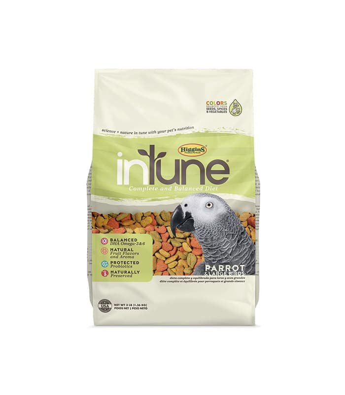 : Buy Higgins Intune Natural Parrot Food at Shopcityfans. Premium quality pet product designed for your pet's health and happiness.