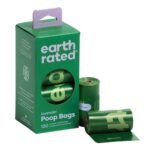 Earth Rated Poop Bags for Dogs, Guaranteed Leak Proof and Extra Thick Waste Bag Refill Rolls, Lavender Scented, 270 Bags